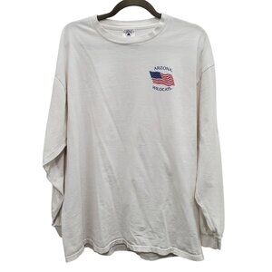 Delta Arizona Wildcats Many Proud Vintage Patriotic Long Sleeve College Tee XL